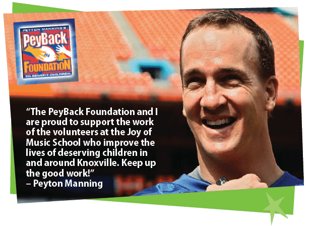 Peyton Manning - Joy of Music School