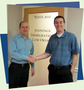 Frank Graffeo and new tenant Jeremy Jennings