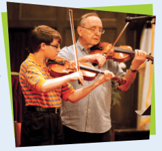 Alex and his teacher, Stan Smith