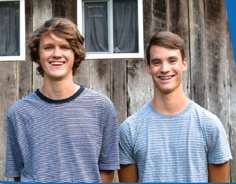 Jonathan Bailey and Aaron Cate, creators of the Barn Series